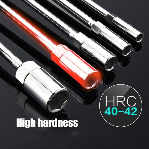 Planet Gates 4-piece set(8/10/12/14mm) T-Handle Metric Socket Wrench Set, 8 10 12 14mm Hex Socket For Motorcycle Car Repair 4 Specifications