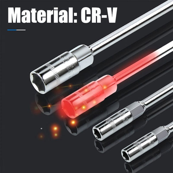 Planet Gates 4-piece set(8/10/12/14mm) T-Handle Metric Socket Wrench Set, 8 10 12 14mm Hex Socket For Motorcycle Car Repair 4 Specifications