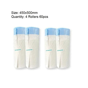 Planet Gates 4 Rollers 60pcs Litter & Housebreaking Original Cat Litter Box Trash Bag 2/4 Rollers Pet Automatic Cat Litter Box Poop Bag 1 Roller 15 Pc Bag