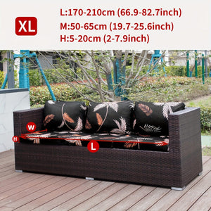 Planet Gates 4-seater Sofa / Coconut Forest 1pc Outdoor Printed Animal Leaves Floral Boho Style Coconut Printed Sofa Cover Couch Cover Furniture Protective Cover Home Decor Sofa Protector