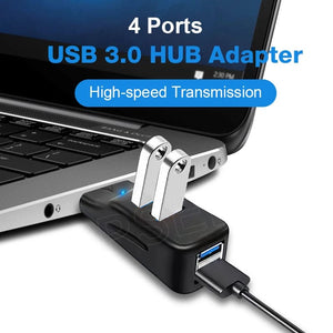 Planet Gates 4 USB 3.0 4 Ports Multi USB 3.0 HUB Adapter 5Gbps High Speed U Disk Reader Extender Splitter For Macbook Notebook PC Computer Accessories