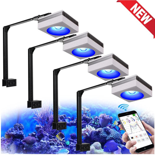 Planet Gates 4 WiFi Mounting Lamp / Russian Federation PopBloom RL90 WiFi Led Aquarium Light Reef Light Aquarium Tank Saltwater Coral Reef Growing Seawater Marine Aquarium Tank Lamp