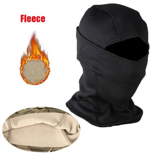 Planet Gates 4-With Fleece / one size Fleece Tactical Camouflage Balaclava Full Face Mask Winter Warm Windproof Cycling Hiking Skiing Scarf Hat Bandana Neck Gaiter