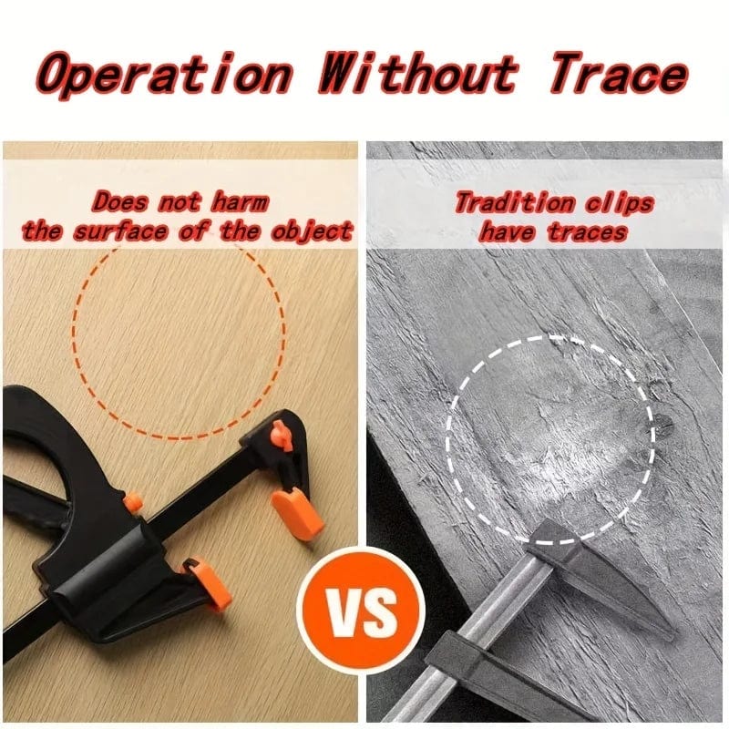 Planet Gates 2PCS 4' Woodworking Clamp 1/2Pcs Set Fixed Type Quick Ratchet Release Speed Extruded Nylon Work Bar Kit Spreader Gadgets DIY Portable