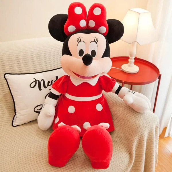 Planet Gates 40-100cm Stuffed Mickey&Minnie Mouse Plush Toy Soft Goofy Pluto Donald Duck Mickey Minnie Dolls Birthday Wedding Gifts for Kids