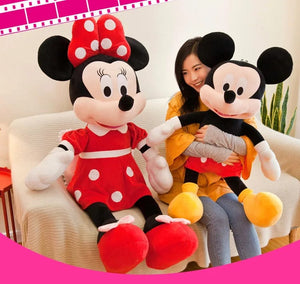 Planet Gates 40-100cm Stuffed Mickey&Minnie Mouse Plush Toy Soft Goofy Pluto Donald Duck Mickey Minnie Dolls Birthday Wedding Gifts for Kids