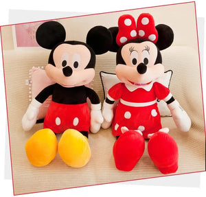 Planet Gates 40-100cm Stuffed Mickey&Minnie Mouse Plush Toy Soft Goofy Pluto Donald Duck Mickey Minnie Dolls Birthday Wedding Gifts for Kids
