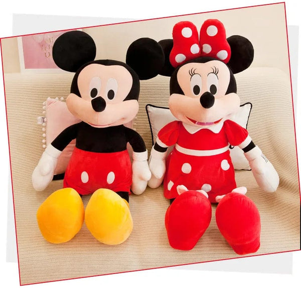 Planet Gates 40-100cm Stuffed Mickey&Minnie Mouse Plush Toy Soft Goofy Pluto Donald Duck Mickey Minnie Dolls Birthday Wedding Gifts for Kids