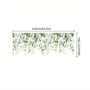 Planet Gates 40*110cm134UV 1pc Leaf Pattern Electrostatic Glass Window Film Privacy Window Sticker For Bathroom Bedroom Office Home Decor