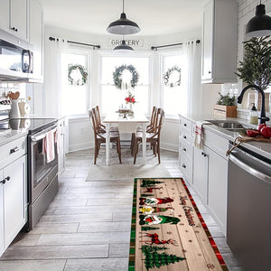 Planet Gates 40*120/cm-16*47/inchc 1/2pcs, Anti-slip Stain Resistant Christmas Area Rug, For Living Room Bedroom Kitchen Office, Home Decor, Room Decor, Christmas Decor