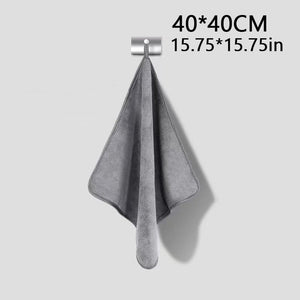 Planet Gates 40*40 Professional-Grade Car Wash Towel Microfiber Double-Sided Car Wash With Towel Towel Car Cloth Absorbing Water Without Hair Loss Thickened Towel