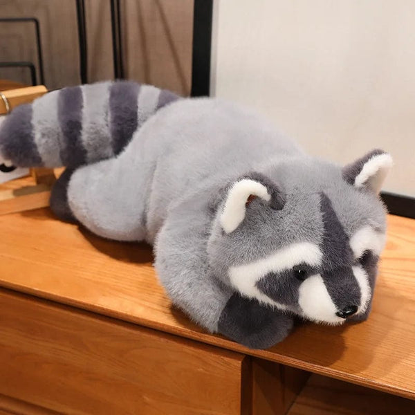 Planet Gates 40/55cm Kawaii Raccoon Plush Toy Lovely Raccoon Cute Soft Stuffed Animals Doll Pillow For  Birthday Gift