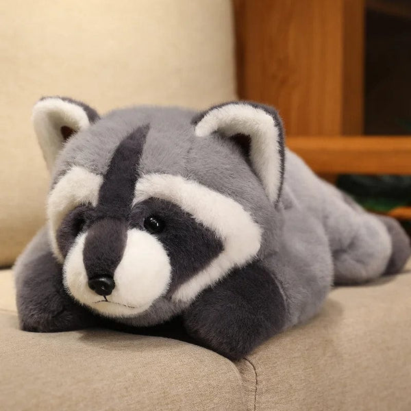 Planet Gates 40/55cm Kawaii Raccoon Plush Toy Lovely Raccoon Cute Soft Stuffed Animals Doll Pillow For  Birthday Gift