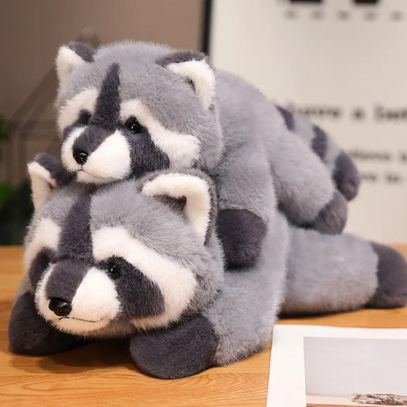 Planet Gates 55cm 40/55cm Kawaii Raccoon Plush Toy Lovely Raccoon Cute Soft Stuffed Animals Doll Pillow For  Birthday Gift