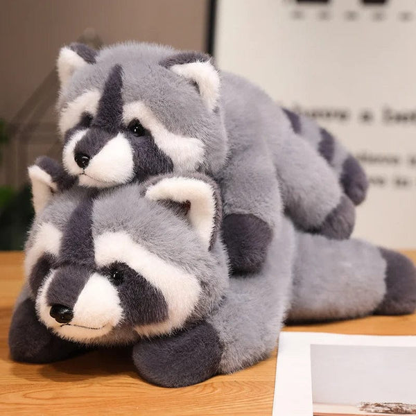 Planet Gates 40/55cm Kawaii Raccoon Plush Toy Lovely Raccoon Cute Soft Stuffed Animals Doll Pillow For  Birthday Gift