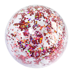 Planet Gates 40/60cm Inflatable Glitter Beach Ball Summer Water Ball Sequin Beach Balls for Summer Swimming Pool Party Toys for Kids Adult