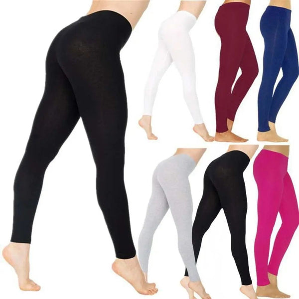 Planet Gates 40%HOTLadies Solid Color Elastic High Waist Slim Leggings Yoga High Elastic Sports Fitness Leggings Hip Running Training Pants P