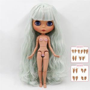Planet Gates 40062352bm / 30cm heigh ICY DBS Blyth doll joint body white skin black skin dark skin DIY Make up special price give hand set AB girl gift