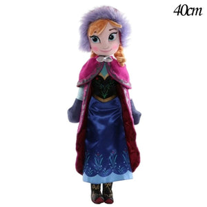 Planet Gates 40cm 1 Anime Frozen The Plush Princess Anna Kawaii Doll Snow Queen Princess Anna Elsa Soft Stuffed Toys Gifts For Girls Birthday Kids