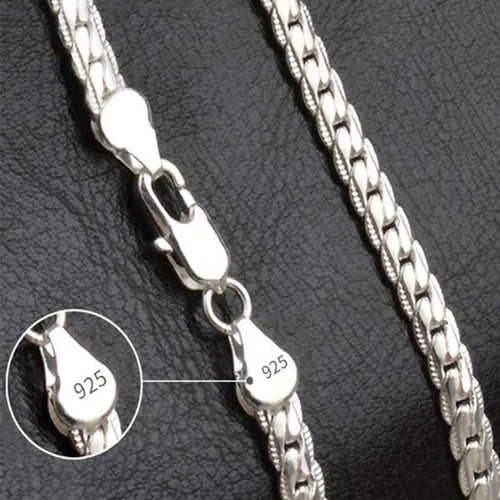 Planet Gates 40cm 16inches 20-60cm 925 Sterling Silver Luxury Brand Design Noble Necklace Chain For Woman Men Fashion Wedding Engagement Jewelry Gifts