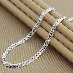 Planet Gates 40cm 16inches 20-60cm 925 Sterling Silver Luxury Brand Design Noble Necklace Chain For Woman Men Fashion Wedding Engagement Jewelry Gifts