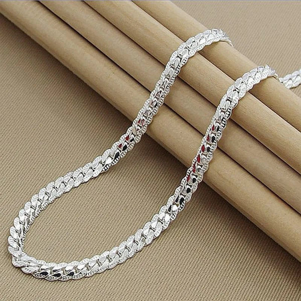 Planet Gates 40cm 16inches 20-60cm 925 Sterling Silver Luxury Brand Design Noble Necklace Chain For Woman Men Fashion Wedding Engagement Jewelry Gifts