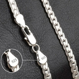 Planet Gates 40cm 16inches 20-60cm 925 Sterling Silver Luxury Brand Design Noble Necklace Chain For Woman Men Fashion Wedding Engagement Jewelry Gifts
