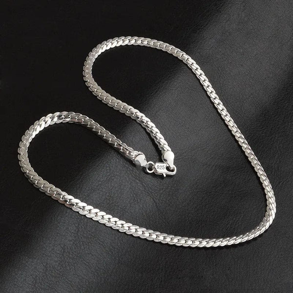 Planet Gates 40cm 16inches 20-60cm 925 Sterling Silver Luxury Brand Design Noble Necklace Chain For Woman Men Fashion Wedding Engagement Jewelry Gifts