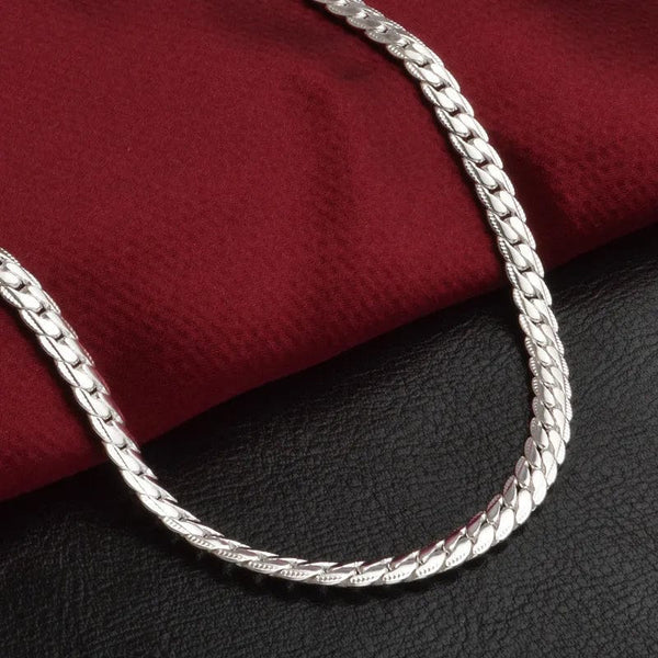 Planet Gates 40cm 16inches 20-60cm 925 Sterling Silver Luxury Brand Design Noble Necklace Chain For Woman Men Fashion Wedding Engagement Jewelry Gifts