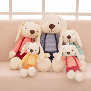 Planet Gates 40cm Candy Color Long-eared Rabbit Plush Toy Dressed Small White Rabbit Can Be Hung On The Wall To Sleep To Soothe Birthday Gift