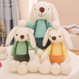 Planet Gates 40cm Candy Color Long-eared Rabbit Plush Toy Dressed Small White Rabbit Can Be Hung On The Wall To Sleep To Soothe Birthday Gift