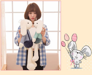 Planet Gates 40cm Candy Color Long-eared Rabbit Plush Toy Dressed Small White Rabbit Can Be Hung On The Wall To Sleep To Soothe Birthday Gift