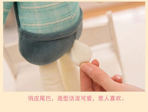 Planet Gates 40cm Candy Color Long-eared Rabbit Plush Toy Dressed Small White Rabbit Can Be Hung On The Wall To Sleep To Soothe Birthday Gift