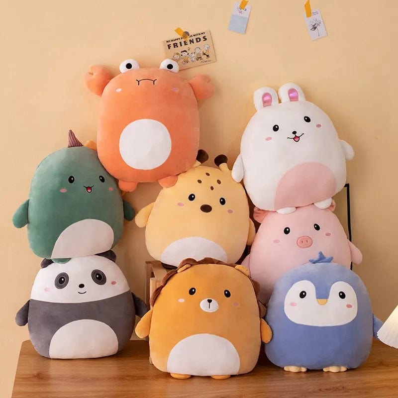 Planet Gates 40cm Cuddly Squishy Penguin Pig Rabbit Panda Crab Kawaii Zoo Animal Plush Pillow Soft Plushie Peluche Doll Kids Birthday Gift