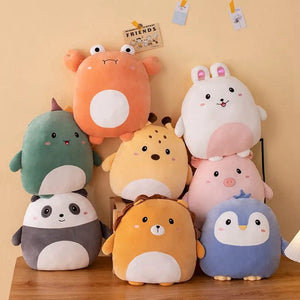 Planet Gates 40cm Cuddly Squishy Penguin Pig Rabbit Panda Crab Kawaii Zoo Animal Plush Pillow Soft Plushie Peluche Doll Kids Birthday Gift