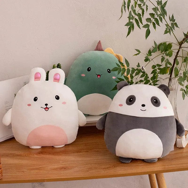 Planet Gates 40cm Cuddly Squishy Penguin Pig Rabbit Panda Crab Kawaii Zoo Animal Plush Pillow Soft Plushie Peluche Doll Kids Birthday Gift