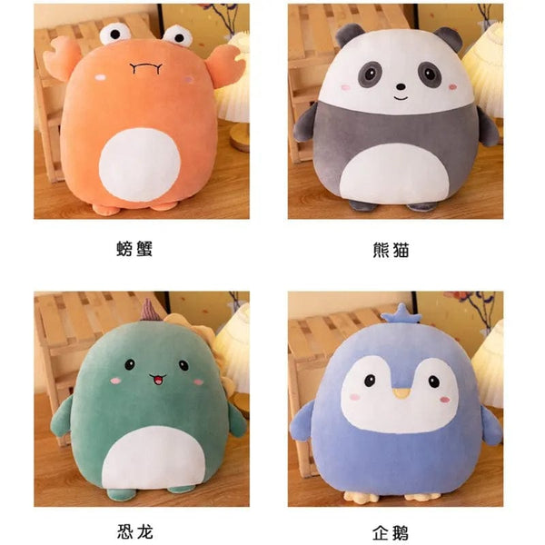Planet Gates 40cm Cuddly Squishy Penguin Pig Rabbit Panda Crab Kawaii Zoo Animal Plush Pillow Soft Plushie Peluche Doll Kids Birthday Gift