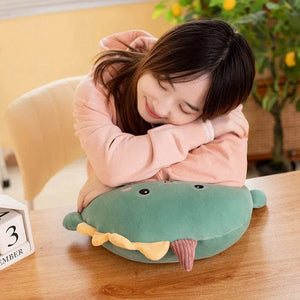 Planet Gates 40cm Cuddly Squishy Penguin Pig Rabbit Panda Crab Kawaii Zoo Animal Plush Pillow Soft Plushie Peluche Doll Kids Birthday Gift