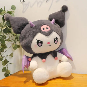 Planet Gates 40CM Cute Sanrio Plushie Doll Cartoon Kuromi Stuffed Plush Doll Melody Plush Toys Pillow Room Decoration Children Birthday Gifts