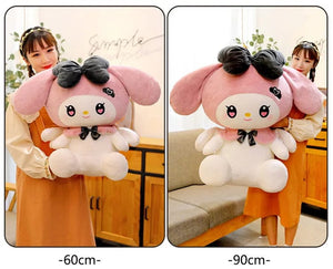 Planet Gates 40CM Cute Sanrio Plushie Doll Cartoon Kuromi Stuffed Plush Doll Melody Plush Toys Pillow Room Decoration Children Birthday Gifts