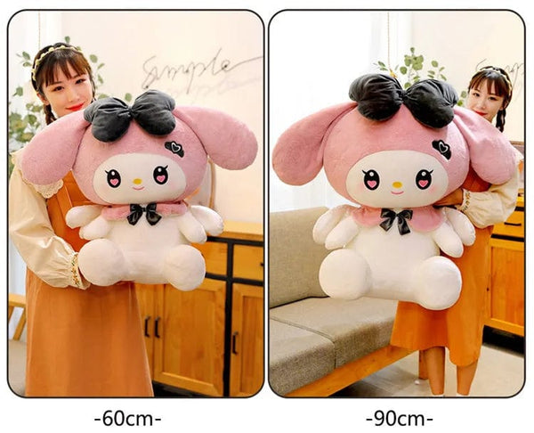 Planet Gates 40CM Cute Sanrio Plushie Doll Cartoon Kuromi Stuffed Plush Doll Melody Plush Toys Pillow Room Decoration Children Birthday Gifts