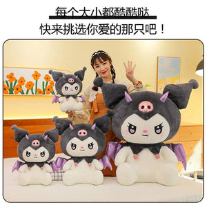 Planet Gates 40CM Cute Sanrio Plushie Doll Cartoon Kuromi Stuffed Plush Doll Melody Plush Toys Pillow Room Decoration Children Birthday Gifts