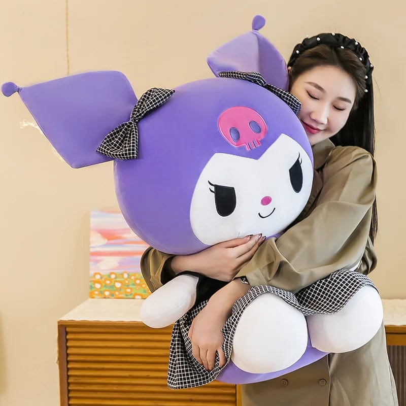 Planet Gates 40cm Sanrio Kuromi Doll Plush Toy Cartoon Melody Doll Pillow Gift Children's Room Decoration Plushie Dolls Gifts for Kids