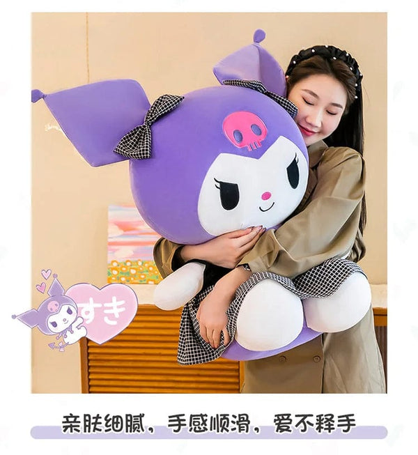 Planet Gates 40cm Sanrio Kuromi Doll Plush Toy Cartoon Melody Doll Pillow Gift Children's Room Decoration Plushie Dolls Gifts for Kids