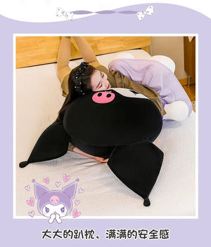 Planet Gates 40cm Sanrio Kuromi Doll Plush Toy Cartoon Melody Doll Pillow Gift Children's Room Decoration Plushie Dolls Gifts for Kids