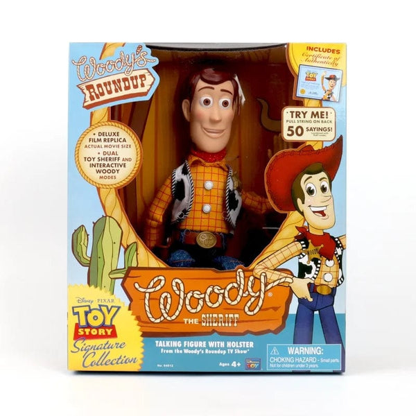 Planet Gates 40cm Woody Disney Pixar Toy Story 40CM Woody Action Figures English Movie Sound Character Doll Cloth Cowboy Birthday gift for children