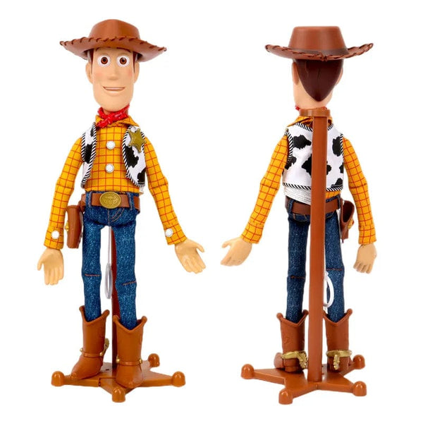 Planet Gates 40cm Woody Disney Pixar Toy Story 40CM Woody Action Figures English Movie Sound Character Doll Cloth Cowboy Birthday gift for children