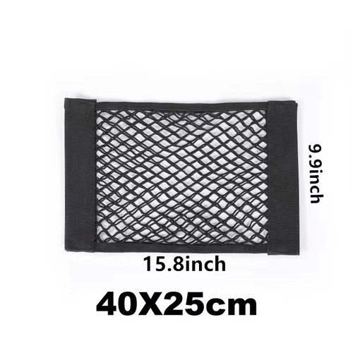Planet Gates 40cm X 25cm Car Trunk Double-layer Mesh Pocket Storage Mesh Bag