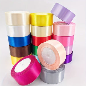 Planet Gates 40mm Silk Satin Ribbon for Crafts Handmade DIY Gift Wrap Party Wedding Decorative Bouquets Cake Decor Material Short Eye Catching