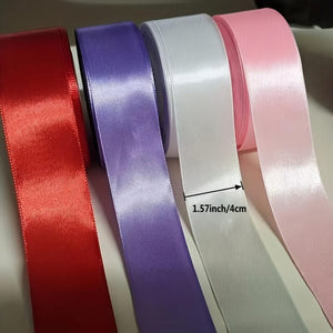 Planet Gates 40mm Silk Satin Ribbon for Crafts Handmade DIY Gift Wrap Party Wedding Decorative Bouquets Cake Decor Material Short Eye Catching